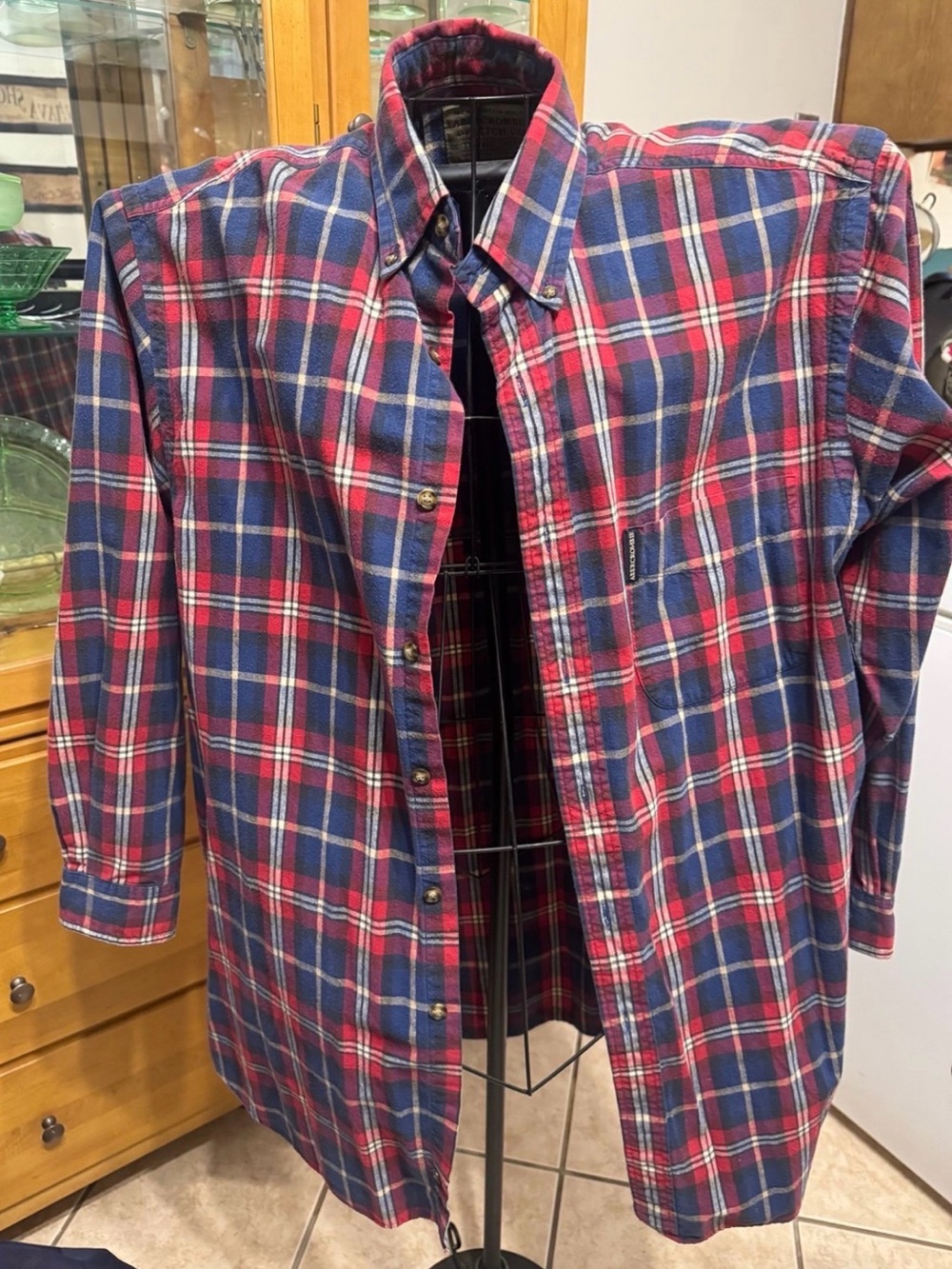 Abercrombie & Fitch vintage flannel shirt  “THE BIG SHIRT” size large